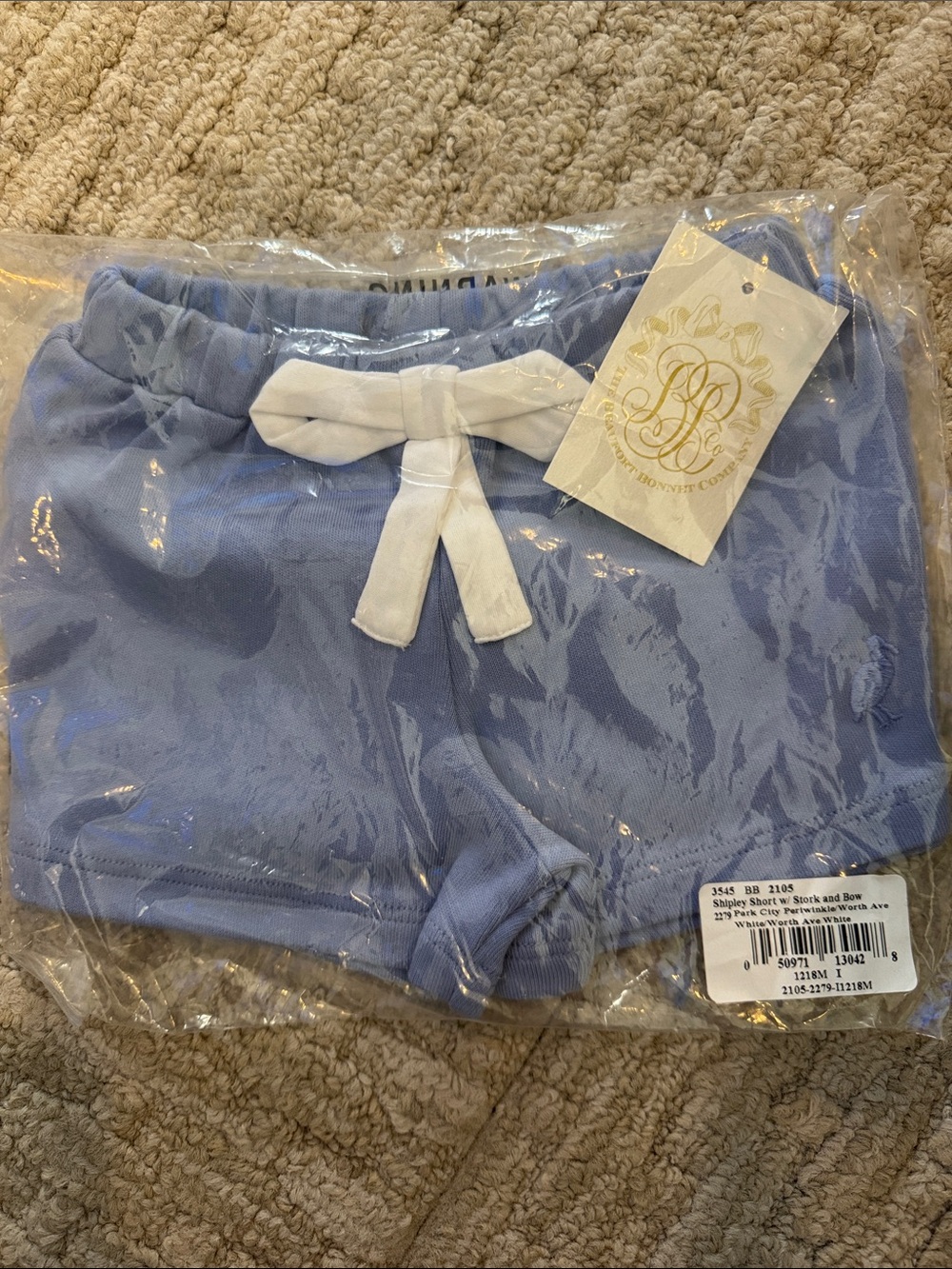 Beaufort bonnet shorts NWT 12-18 mos